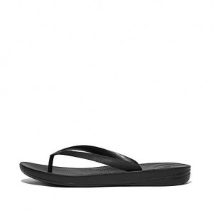 Grey FitFlop IQUSHION Ergonomic Men's Flip Flops | YQ8697042