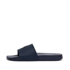 Grey FitFlop IQUSHION Pool Men's Slides | QN0983276