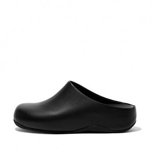 Lemon FitFlop SHUV Leather Women's Slippers | KE1423956