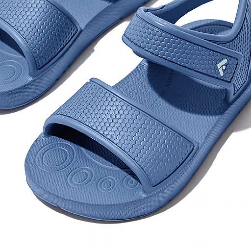 Chocolate FitFlop IQUSHION Ergonomic Back-Strap Kids' Sandals | WP0674815