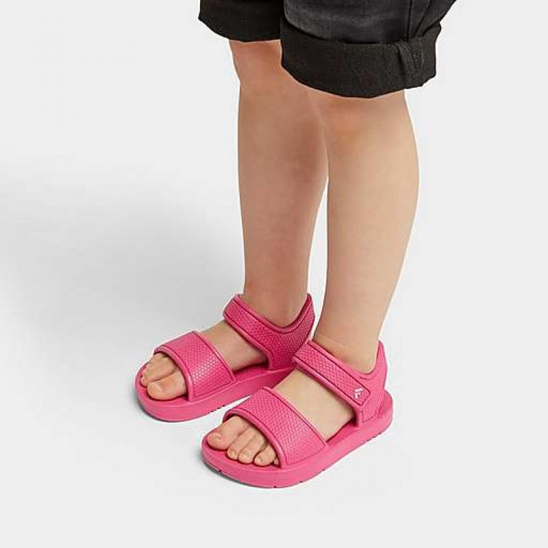 Lemon FitFlop IQUSHION Ergonomic Back-Strap Kids' Sandals | YT9815473