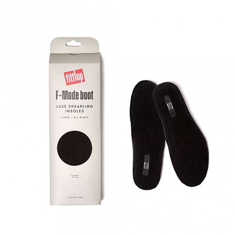 White FitFlop F-MODE Luxe Shearling Insoles 1 Pair Women's Boots | NB5069281