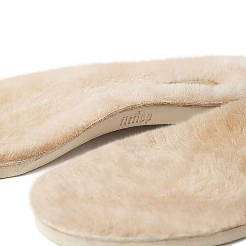 White FitFlop WONDERWELLY Luxe Shearling Insoles - 1 Pair Women's Boots | RJ2138704